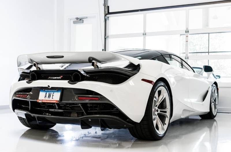 AWE Tuning 3010-33050 AWE Tuning McLaren 720S Performance Exhaust - Diamond Black Tips thumbnail 5