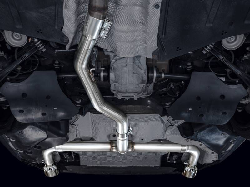AWE Tuning 3020-32429 AWE Tuning 19-23 BMW 330i / 21-23 BMW 430i Base G2X Track Edition Axle-Back Exhaust - Chrome Silver thumbnail 23