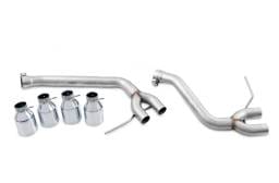 AWE Tuning 3020-42040 AWE Tuning Porsche Macan Track Edition Exhaust System - Chrome Silver 102mm Tips