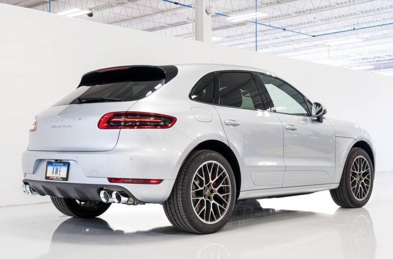 AWE Tuning 3020-42040 AWE Tuning Porsche Macan Track Edition Exhaust System - Chrome Silver 102mm Tips thumbnail 5