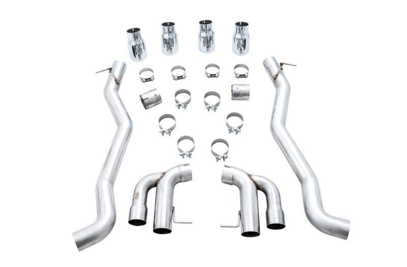AWE Tuning 3020-42069 AWE Tuning 18-19 BMW M5 (F90) 4.4T AWD Axle-Back Exhaust - Track Edition (Chrome Silver Tips) thumbnail 3