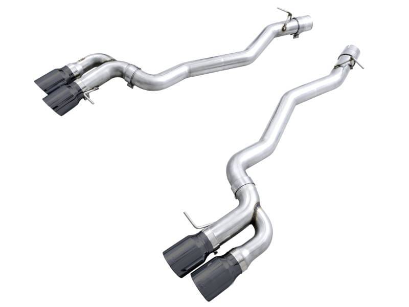 AWE Tuning 3020-43077 AWE Tuning 18-19 BMW F90 M5 Track Edition Axle-Back Exhaust- Black Diamond Tips