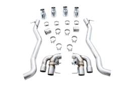 AWE Tuning 3025-42061 AWE Tuning 18-19 BMW M5 (F90) 4.4T AWD SwitchPath Axle-Back Exhaust - Chrome Silver Tips