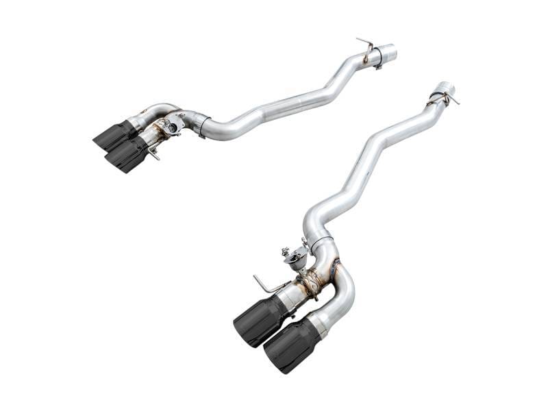 AWE Tuning 3025-43065 AWE Tuning 18-19 BMW M5 (F90) 4.4T AWD SwitchPath Axle-Back Exhaust - Diamond Black Tips