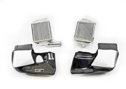 AWE Tuning 4510-11040 AWE Tuning Audi 2.7T Performance Intercooler Kit - w/Carbon Fiber Shrouds