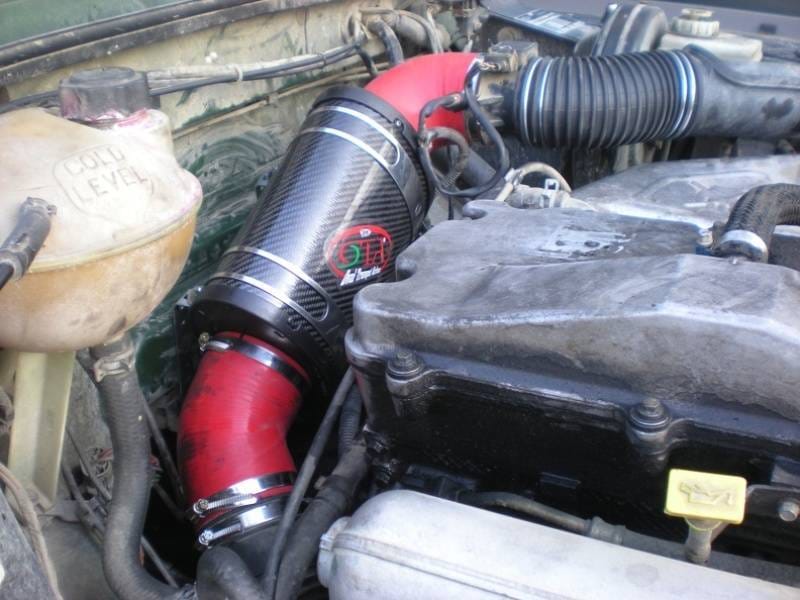 BMC ACOTASP-11WP BMC 98-06 Land Rover Defender 2.5L TD5 Oval Trumpet Airbox Kit (Waterproof)