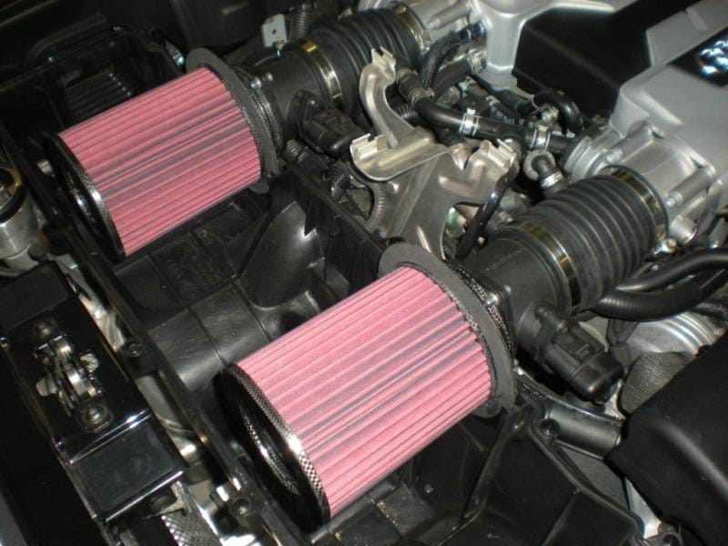 BMC CRF605/08 BMC 09-12 Audi R8 5.2L V10 Quattro / R-Tronic Cylindrical Carbon Racing Filter Induction System Kit thumbnail 2