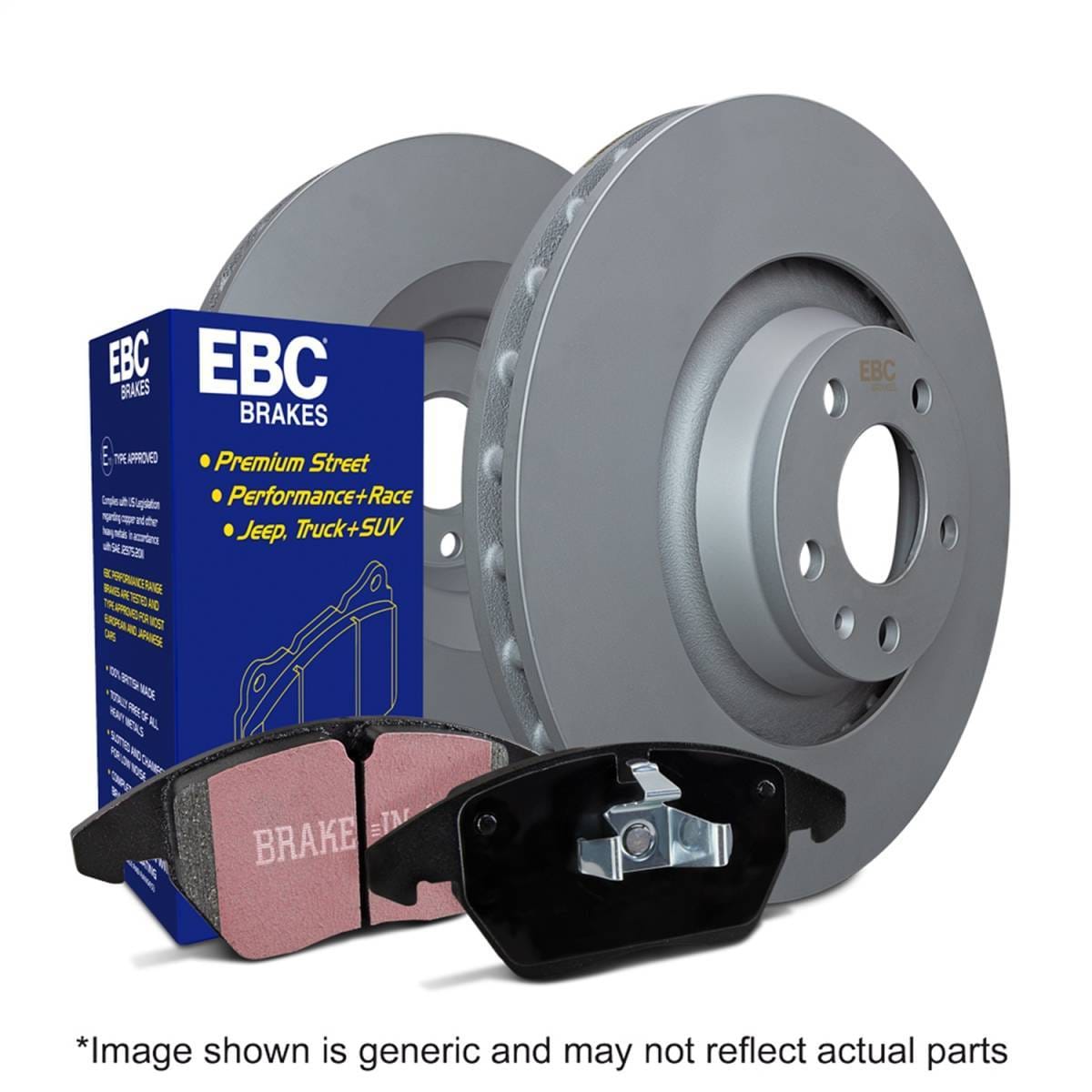 EBC Brakes S1KF1970 EBC S1 Brake Pad and Rotor Kit - Fits select 2017-2023 Audi models