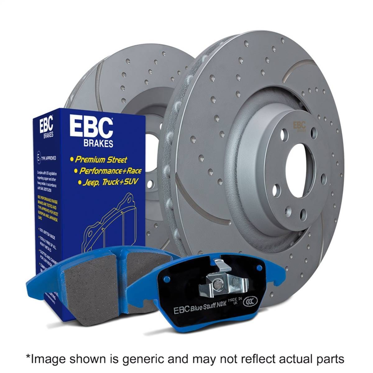 EBC S6 Brake Pad and Rotor Kit - S6KF1351