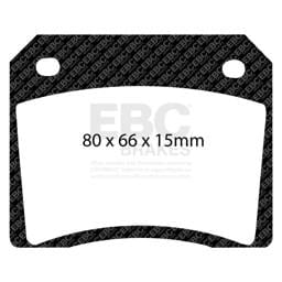 EBC Brakes UD009 EBC 67-69 Fiat Dino 2 Ultimax2 Rear Brake Pads - Fits 1974-1992 Jaguar XJ12, XJ6, XJS