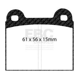 EBC Brakes UD096 EBC 73-77 Audi Fox 1.5L Ultimax2 Front Brake Pads - Fits 1973-1980 Volkswagen, Audi models