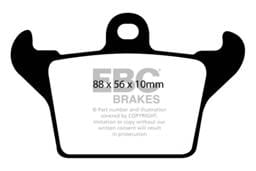 EBC Brakes UD1034 EBC 12-14 Dodge SRT Viper (Parking Brake) Ultimax2 Rear Brake Pads - Fits 2000-2013 Lamborghini, Ferrari models