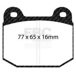 EBC Brakes UD109 EBC 87-92 Alfa Romeo 75 1.6 Ultimax2 Front Brake Pads - Fits 1977-1989 Alfa Romeo, BMW models