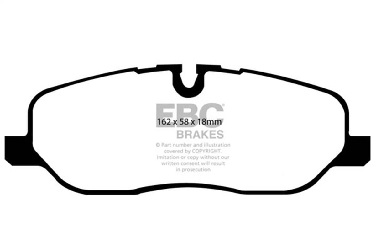EBC Brakes UD1098 EBC 05-10 Land Rover LR3 4.4 Ultimax2 Front Brake Pads - Fits 2005-2009 Land Rover LR3, Range Rover, Range Rover Sport