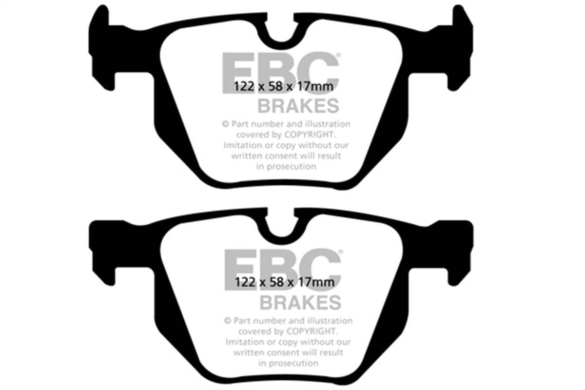 EBC Brakes UD1170 EBC 13+ BMW X1 3.0 Turbo (35i) Ultimax2 Rear Brake Pads - Fits select 2006-2015 BMW models