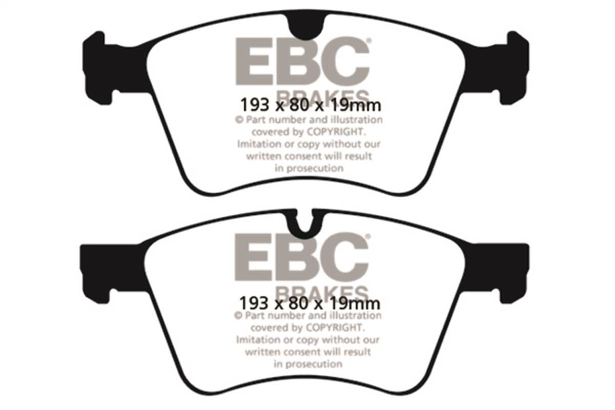 EBC Brakes UD1272 EBC 08-10 Mercedes-Benz GL320 3.0 TD (373mm Front Rotors) Ultimax2 Front Brake Pads - Fits 2008-2012 Mercedes-Benz GL550, GL320, GL350