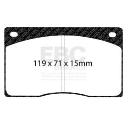 EBC Brakes UD135 EBC 91-93 Jaguar XJS 4.0 Ultimax2 Front Brake Pads - Fits select 1974-1998 Jaguar, Aston Martin applications