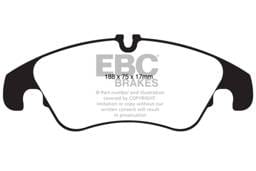 EBC Brakes UD13221 EBC 11 Audi A6 2.0 Turbo Ultimax2 Front Brake Pads - Fits 2011-2018 Audi Q5, A6 Quattro, A6
