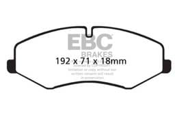 EBC Brakes UD1425 EBC 10-14 Land Rover LR4 5 Ultimax2 Front Brake Pads - Fits 2010-2013 Land Rover Range Rover Sport, Range Rover