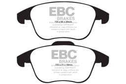 EBC Brakes UD1375 EBC 15 and up Audi Q3 2.0 Turbo Ultimax2 Front Brake Pads - Fits 2009-2022 Volkswagen, Audi models