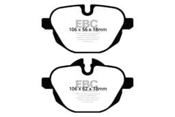 EBC Brakes UD1473 EBC 11+ BMW X3 2.0 Turbo (F25) Ultimax2 Rear Brake Pads - Fits select 2010-2024 BMW models