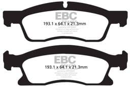 EBC Brakes UD1629 EBC 13+ Dodge Durango 5.7 Ultimax2 Front Brake Pads - Fits 2012-2018 Mercedes-Benz GLE350, ML350, GLE350d