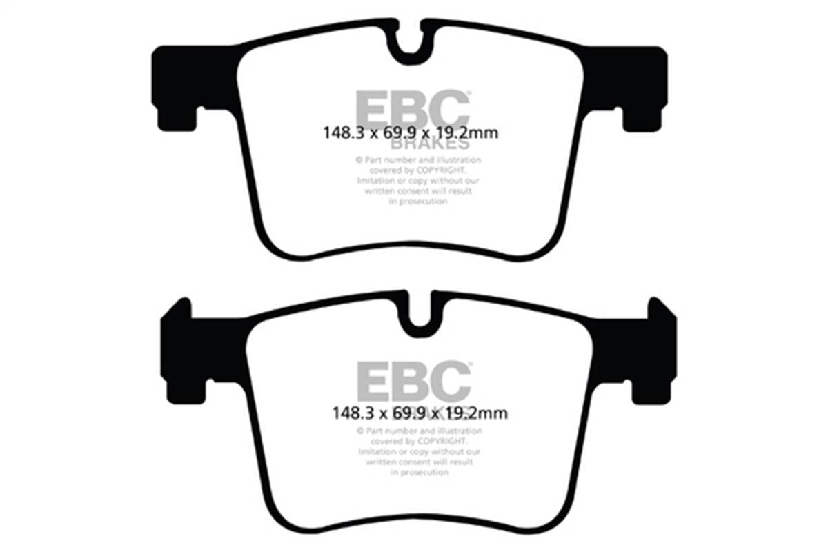 EBC Brakes UD1561 EBC 11+ BMW X3 2.0 Turbo (F25) Ultimax2 Front Brake Pads - Fits select 2011-2023 BMW models