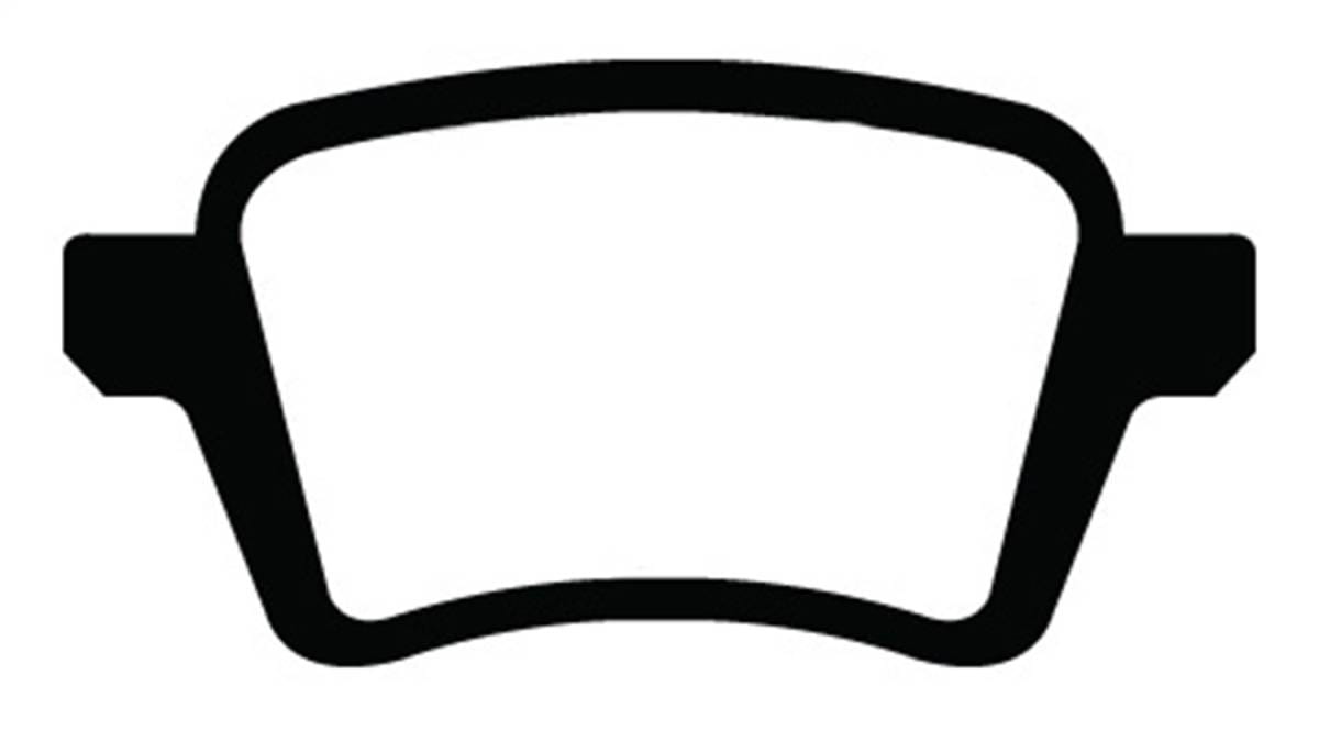EBC Brakes UD1722 EBC 13+ Fiat 500L 1.4 Turbo Ultimax2 Rear Brake Pads - Fits 2014-2020 Fiat 500L