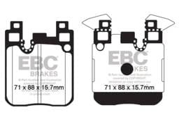 EBC Brakes UD1656 EBC 14+ BMW 228 Coupe 2.0 Turbo Brembo calipers Ultimax2 Rear Brake Pads - Fits select 2012-2023 BMW models
