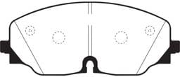 EBC Brakes UD2074 EBC 17+ Volkswagen Atlas 2.0L Turbo Ultimax Front Brake Pads - Fits 2018-2025 Volkswagen Atlas, Atlas Cross Sport