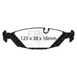 EBC Brakes UD279 EBC 83-85 BMW 318 1.8 (E30) Ultimax2 Rear Brake Pads - Fits select 1985-1992 BMW models