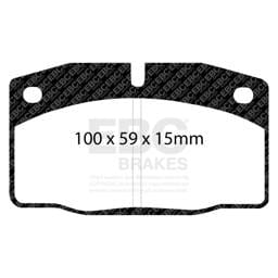 EBC Brakes UD378 EBC 89-95 Lotus Elan (M100) 1.6 Turbo Ultimax2 Front Brake Pads - Fits 1991 Lotus Elan