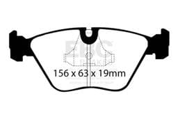 EBC Brakes UD394 EBC 92-95 BMW M3 3.0 (E36) Ultimax2 Front Brake Pads - Fits select 1988-2008 BMW models