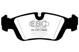 EBC Brakes UD558 EBC 96-98 BMW Z3 1.9 Ultimax2 Front Brake Pads - Fits select 1992-1999 BMW models
