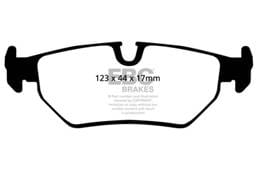 EBC Brakes UD517 EBC 93-95 Jaguar XJS 4.0 Ultimax2 Rear Brake Pads - Fits 1990-1995 Jaguar XJ6, XJS