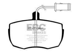 EBC Brakes UD519 EBC 87-89 Land Rover Range Rover 3.5 Ultimax2 Front Brake Pads - Fits 1974-1989 Land Rover Range Rover