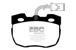 EBC Brakes UD520 EBC 95-96 Land Rover Discovery (Series 1) 3.9 Ultimax2 Front Brake Pads - Fits 1990-1999 Land Rover Range Rover, Discovery