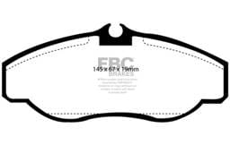 EBC Brakes UD676 EBC 99-03 Land Rover Discovery (Series 2) 4.0 Ultimax2 Front Brake Pads - Fits 1995-2004 Land Rover Range Rover, Discovery
