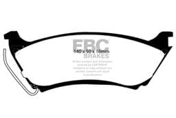 EBC Brakes UD761 EBC 98 Mercedes-Benz M-Class (ML) ML320 3.2 Ultimax2 Rear Brake Pads - Fits 1998-1999 Mercedes-Benz ML320, ML430