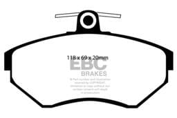 EBC Brakes UD780 EBC 96-98 Volkswagen Passat 1.9 TD Ultimax2 Front Brake Pads - Fits 1996-1997 Volkswagen Passat