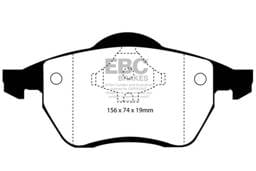 EBC Brakes UD836 EBC 96-98 Audi A4 1.8 Turbo (B5) Ultimax2 Front Brake Pads - Fits 1996-1999 Audi, Volkswagen models