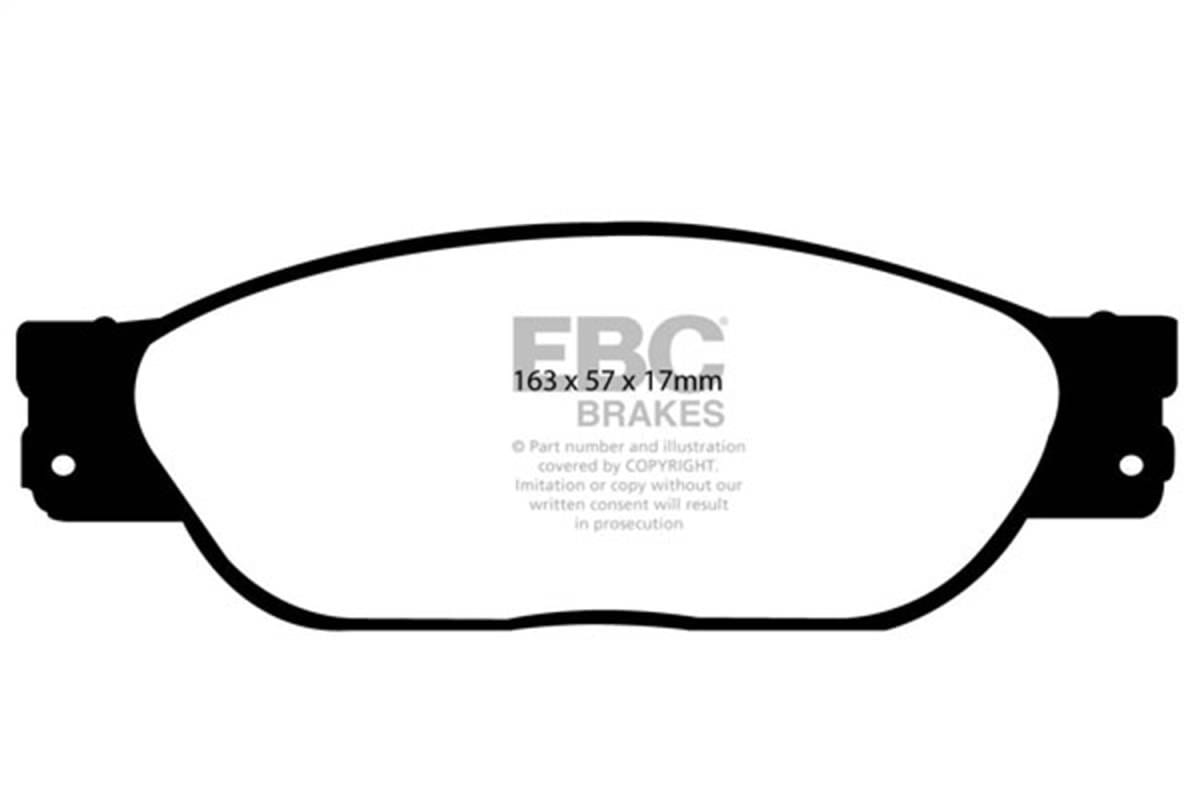 EBC Brakes UD805 EBC 01-05 Ford Thunderbird 3.9 Ultimax2 Front Brake Pads - Fits 2000 Jaguar S-Type