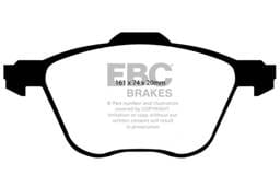 EBC Brakes UD880 EBC 01 Volkswagen Eurovan 2.8 (313mm) Ultimax2 Front Brake Pads - Fits 2001-2003 Volkswagen EuroVan
