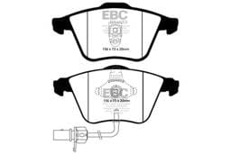 EBC Brakes UD915 EBC 02-04 Audi A6 Quattro 2.7 Twin Turbo Sedan (4 Pad Set) Ultimax2 Front Brake Pads - Fits 2002-2005 Audi A6 Quattro, Allroad Quattro