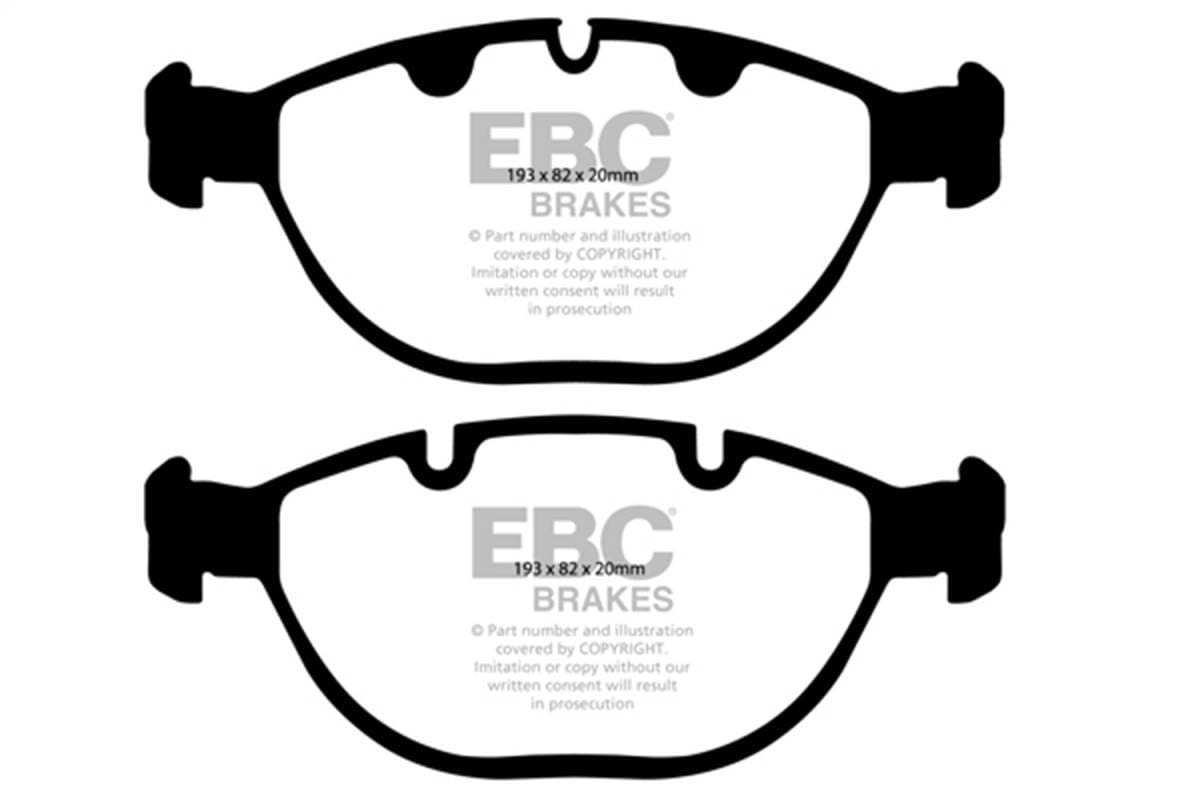 EBC Brakes UD920 EBC 02-04 BMW X5 4.6 Ultimax2 Front Brake Pads - Fits 2002-2006 BMW X5