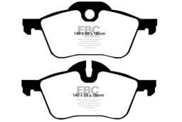 EBC Brakes UD939 EBC 02-03 Mini Hardtop 1.6 Ultimax2 Front Brake Pads - Fits 2002-2009 Mini Cooper