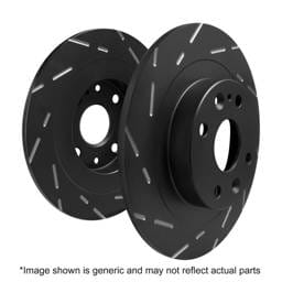 EBC Brakes USR1050 EBC 01-04 Jaguar X-Type 2.5 USR Slotted Rear Rotors - Fits 2002-2008 Jaguar X-Type