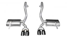CORSA Performance 14132BLK Corsa 1997-2004 Chevrolet Corvette C5 Z06 5.7L V8 Xtreme Axle-Back Exhaust w/ Black Tips