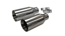 CORSA Performance 14051 Corsa 2017-2020 Ford F-150 Raptor 3in Inlet / 5in Outlet Satin Polished Tip Kit (For Corsa Exh Only)