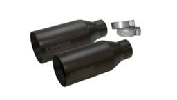 CORSA Performance 14051BPC Corsa 2017-2020 Ford F-150 Raptor 3in Inlet / 5in Outlet Black Cerakote Tip Kit (For Corsa Exh Only)